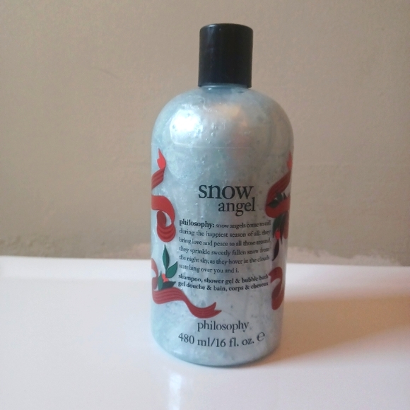 PHILOSOPHY SNOW ANGEL NWT 16FL OZ SHAMPOO SHOWER GEL BUBBLE BATH - Picture 2 of 5